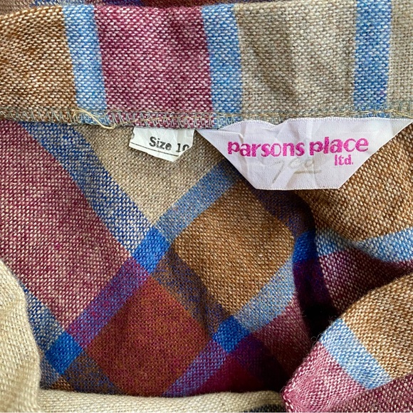 🌟Bundle Deal🌟 American Rag Vintage Wool Plaid + Pinstripe Skirts, XS/S, NWOT - Picture 6 of 7